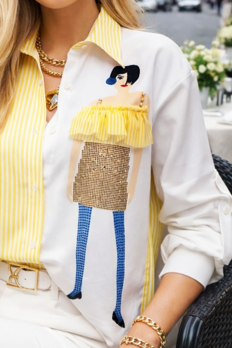 GERLANZA YELLOW női blúz, Szín: sárga, IVET.HU - A te online butikod.