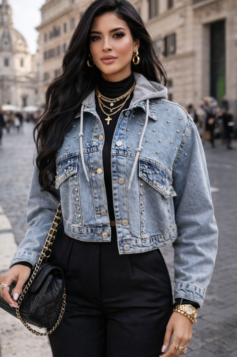 GLORVELZA framer dzseki, Szín: világoskék, IVET.HU - A te online butikod.