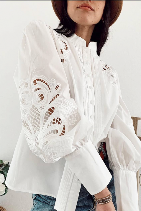 RILONZEZNA női blúz, Szín: fehér, IVET.HU - A te online butikod.