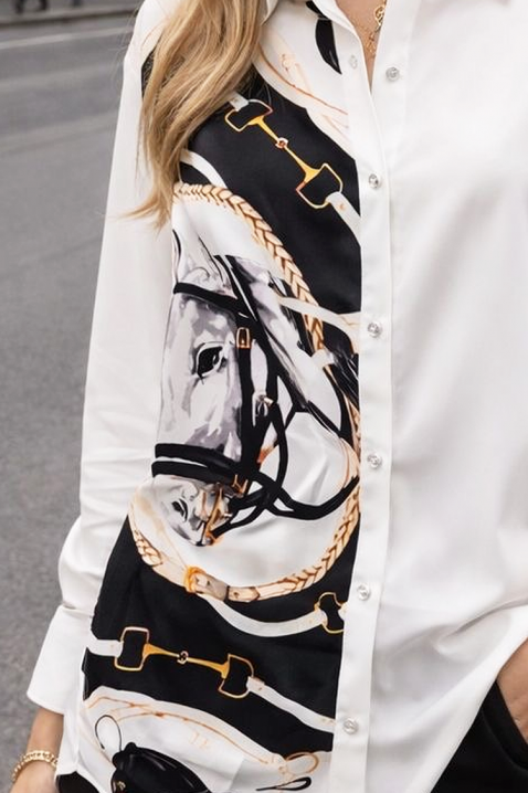 TOVELIA női blúz, Szín: fehér, IVET.HU - A te online butikod.