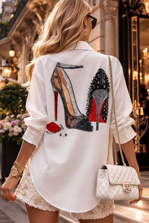 LORELANDA női blúz, Szín: fehér, IVET.HU - A te online butikod.