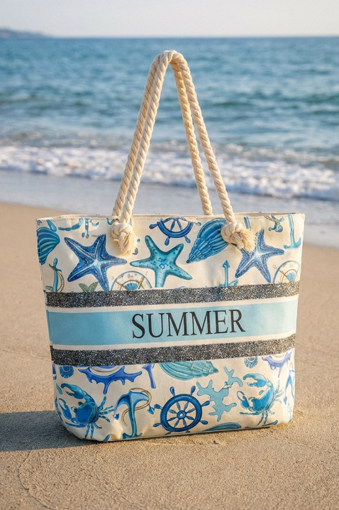 ZENOVIA SKY strand táska, Szín: világoskék, IVET.HU - A te online butikod.