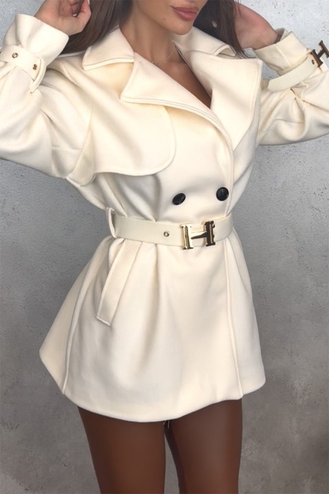 ZANDELA WHITE ballonkabát, Szín: ekrü, IVET.HU - A te online butikod.