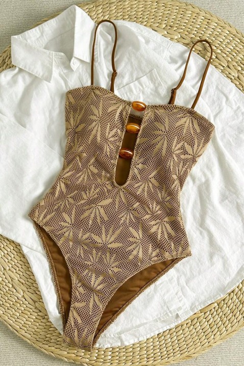 ALIONZA egyrészes fürdőruha, Szín: bézs, IVET.HU - A te online butikod.