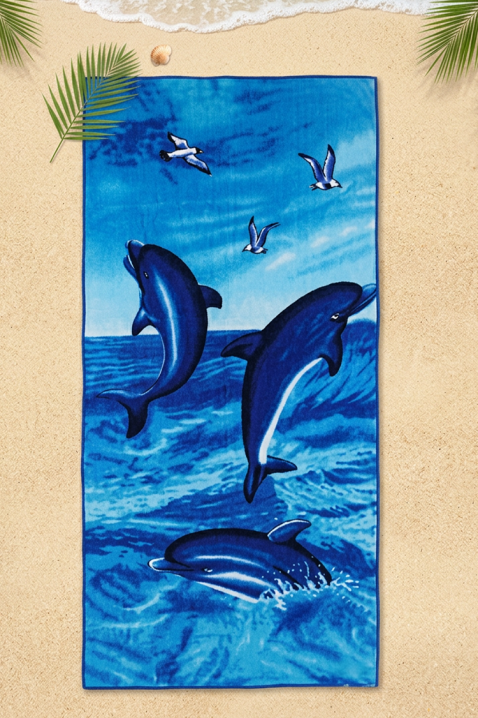 DELRONZA strand törölköző, Szín: kék, IVET.HU - A te online butikod.