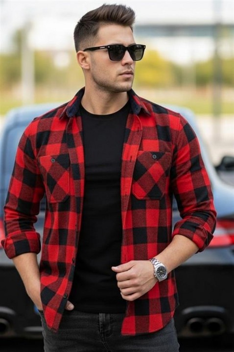 TORELSO RED férfi ing, Szín: piros, IVET.HU - A te online butikod.