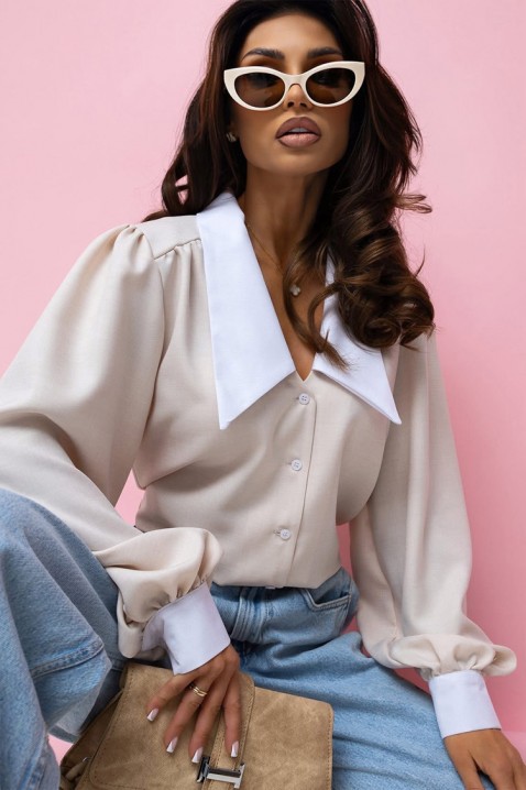 KESINA ECRU női blúz, Szín: ekrü, IVET.HU - A te online butikod.