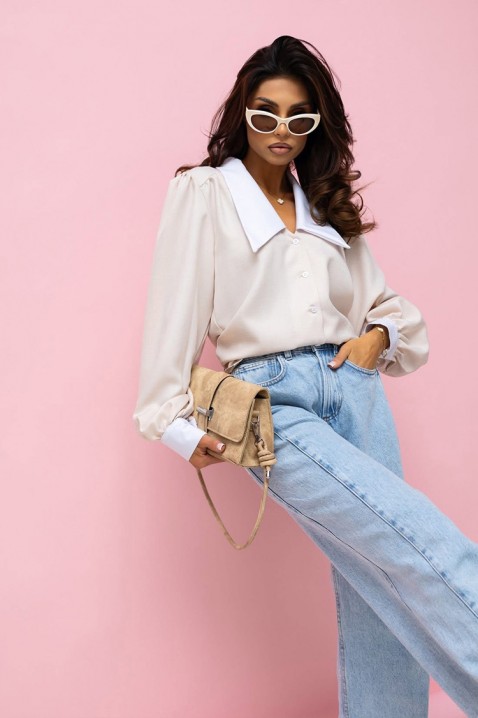 KESINA ECRU női blúz, Szín: ekrü, IVET.HU - A te online butikod.