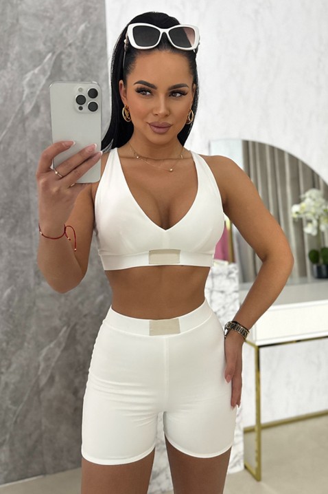 VLONZILA WHITE sport szett, Szín: fehér, IVET.HU - A te online butikod.