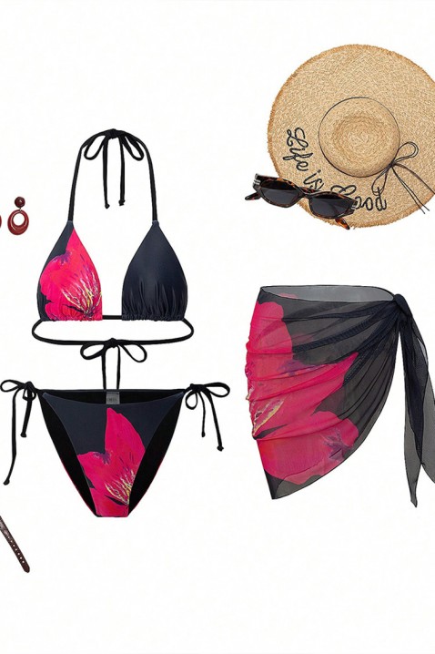 NIOXELVA strand szett, Szín: fekete, IVET.HU - A te online butikod.