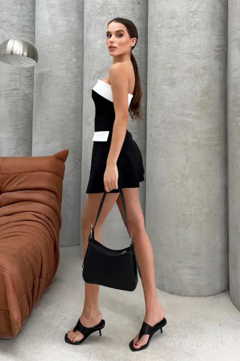 ZAVIRA BLACK ruha, Szín: fekete, IVET.HU - A te online butikod.