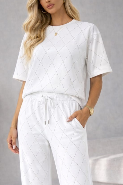 ZEKIRA WHITE szett, Szín: fehér, IVET.HU - A te online butikod.