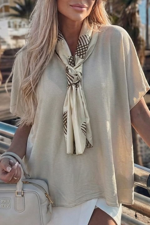 ZEVIRA ECRU póló, Szín: ekrü, IVET.HU - A te online butikod.