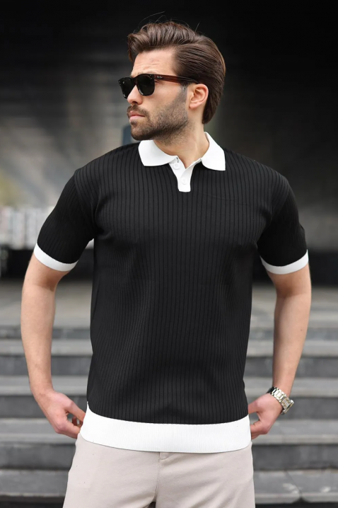 RONELMO BLACK férfi póló, Szín: fekete, IVET.HU - A te online butikod.