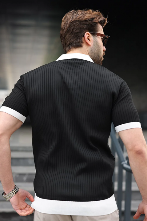 RONELMO BLACK férfi póló, Szín: fekete, IVET.HU - A te online butikod.