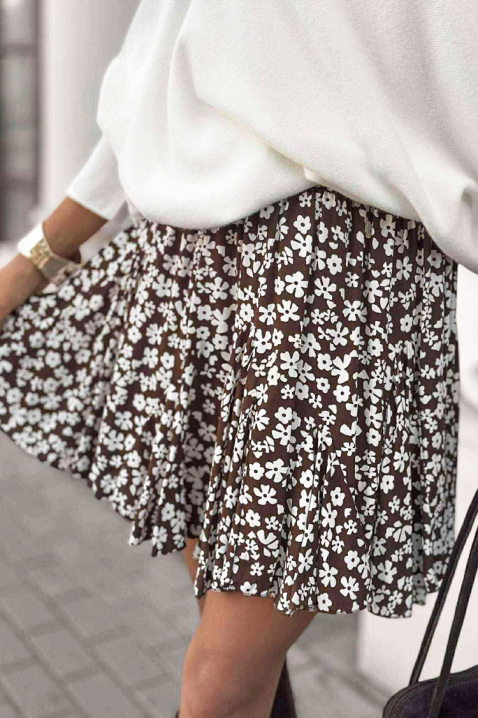 LUNOMINZA szoknya, Szín: barna, IVET.HU - A te online butikod.