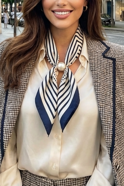 DELNOZA kendő, Szín: sötétkék, IVET.HU - A te online butikod.