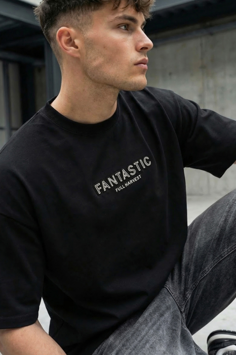 ALEKSINO BLACK férfi póló, Szín: fekete, IVET.HU - A te online butikod.