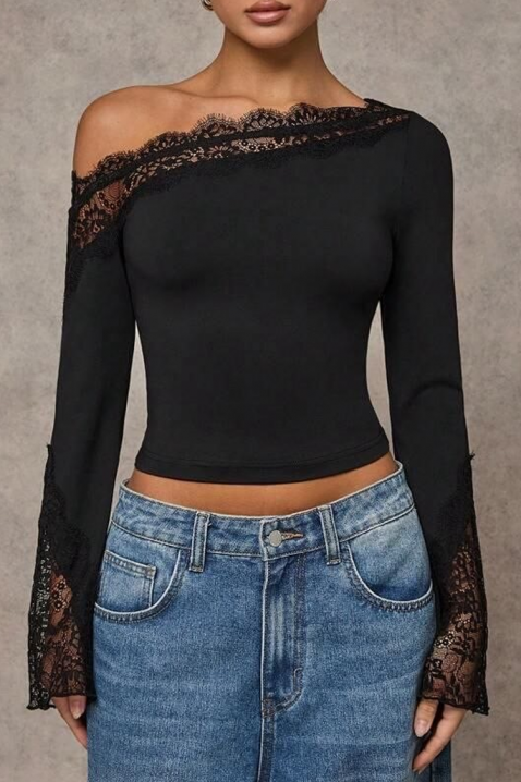 ZAROLIA BLACK női felső, Szín: fekete, IVET.HU - A te online butikod.