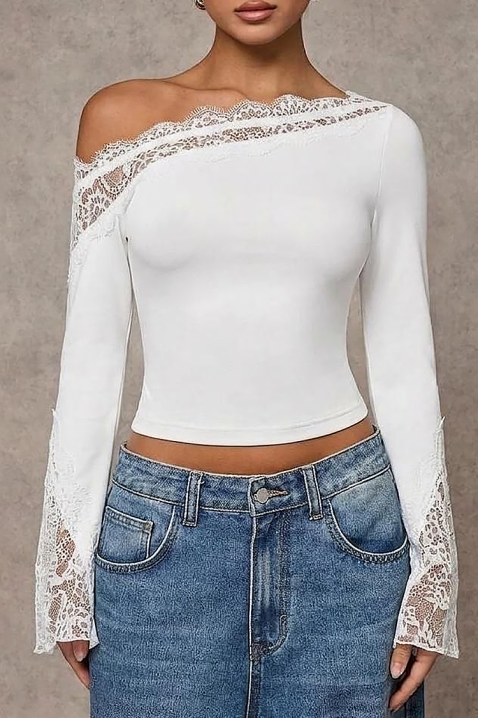 ZAROLIA WHITE női felső, Szín: fehér, IVET.HU - A te online butikod.