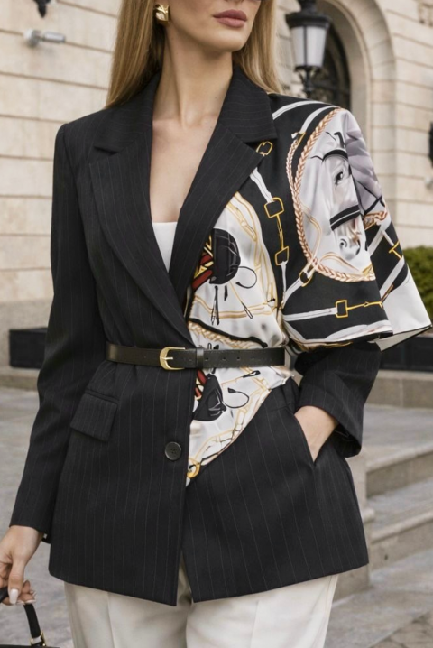 SAMORIA blézer, Szín: fekete, IVET.HU - A te online butikod.