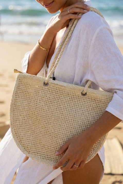 VLONDILZA ECRU strandtáska, Szín: ekrü, IVET.HU - A te online butikod.