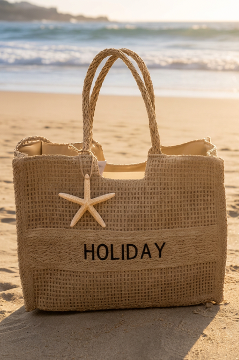HOLIANZA BEIGE strandtáska, Szín: bézs, IVET.HU - A te online butikod.