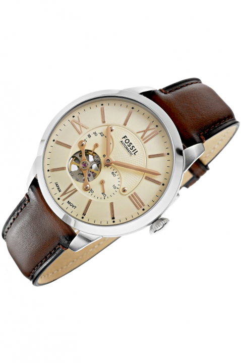Fossil Townsman Automatic ME3266 férfi karóra, Szín: barna, IVET.HU - A te online butikod.