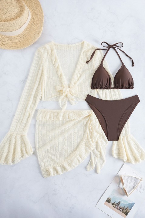 KROMELJA strand szett, Szín: barna, IVET.HU - A te online butikod.