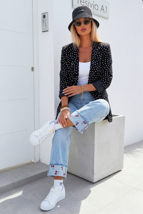 MANDOLA BLACK blézer, Szín: fekete, IVET.HU - A te online butikod.