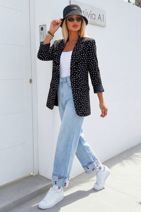 MANDOLA BLACK blézer, Szín: fekete, IVET.HU - A te online butikod.