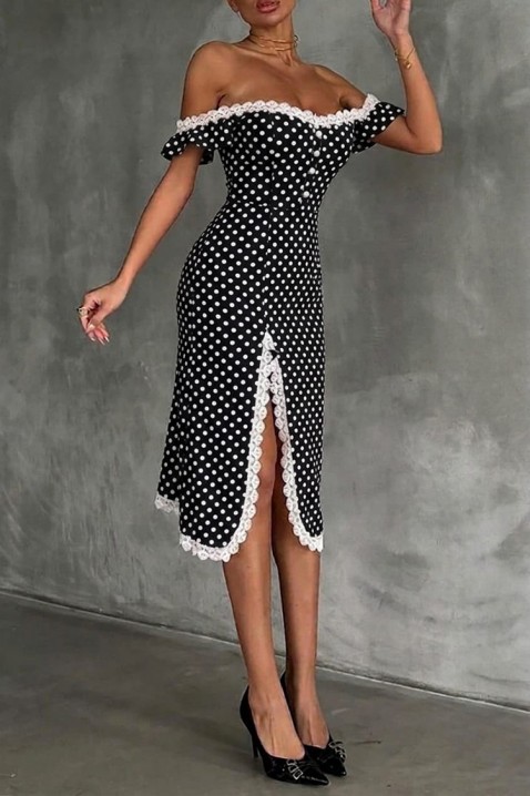 MALDENZA ruha, Szín: fekete és fehér, IVET.HU - A te online butikod.