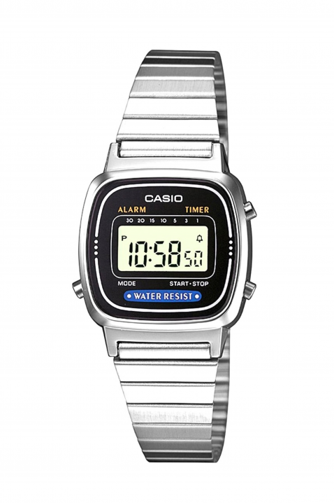 CASIO LA670WD-1DF női karóra, Szín: ezüst, IVET.HU - A te online butikod.