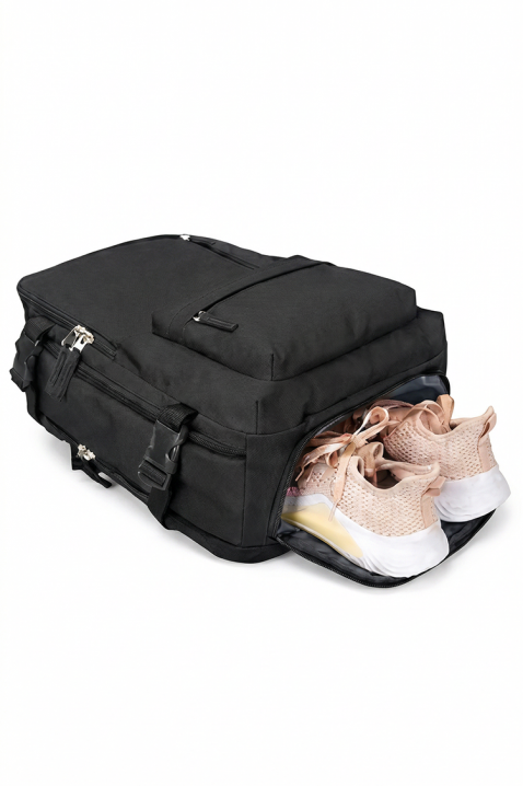 ROLNICZA FEKETE kézipoggyász hátizsák - Ryanair/Wizz Air gépekre, Szín: fekete, IVET.HU - A te online butikod.