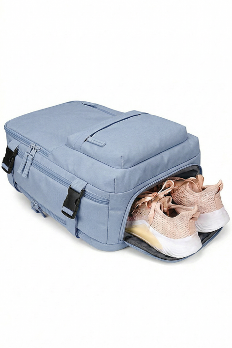 ROLNICZA SKY kézipoggyász hátizsák - Ryanair/Wizz Air járatokra, Szín: világoskék, IVET.HU - A te online butikod.