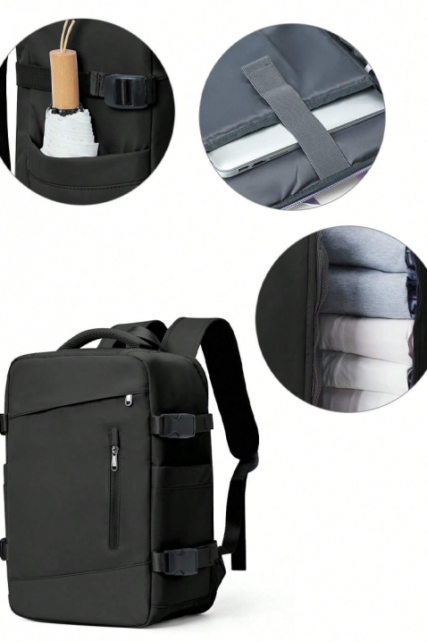 WINZONA FEKETE kézipoggyász hátizsák - Ryanair/Wizz Air gépekhez, Szín: fekete, IVET.HU - A te online butikod.