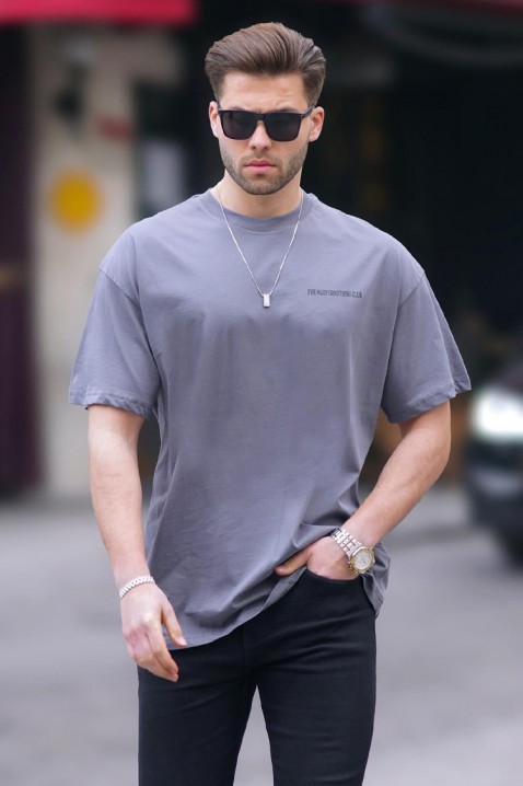 MOLVENZO GREY férfi póló, Szín: szürke, IVET.HU - A te online butikod.