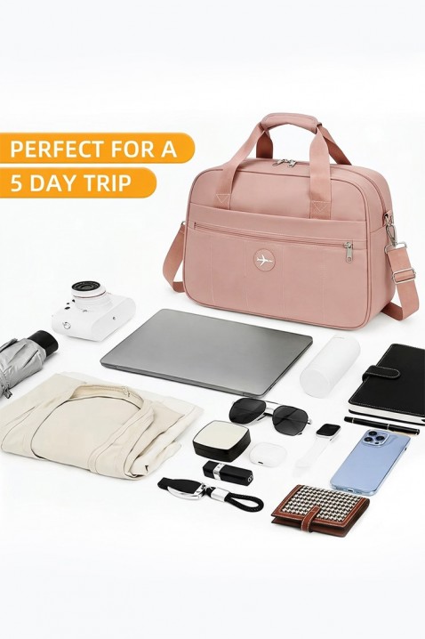 WINDINZA PUDRA kézipoggyásztáska - Ryanair/Wizz Air gépekhez, Szín: púderrózsaszín, IVET.HU - A te online butikod.