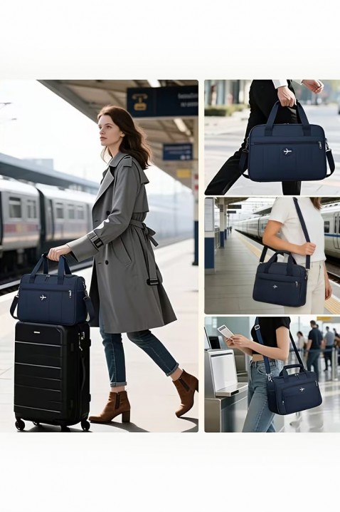 WINDINZA NAVY kézipoggyásztáska - Ryanair/Wizz Air gépekhez, Szín: sötétkék, IVET.HU - A te online butikod.