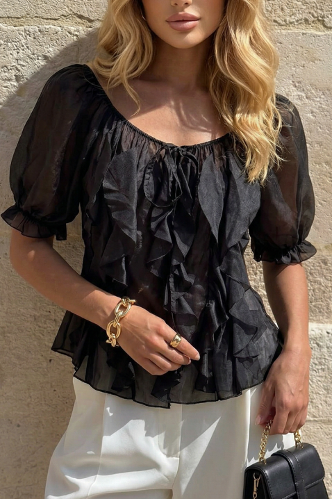 TAROLIA BLACK felső, Szín: fekete, IVET.HU - A te online butikod.