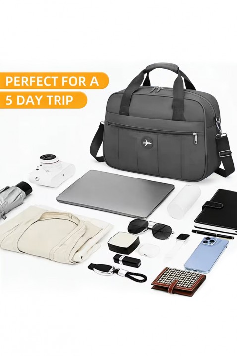 WINDINZA GREY kézipoggyásztáska - Ryanair/Wizz Air gépekhez, Szín: szürke, IVET.HU - A te online butikod.