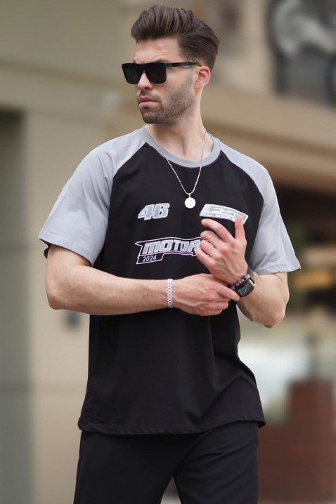 RELONDO BLACK férfi póló, Szín: fekete, IVET.HU - A te online butikod.