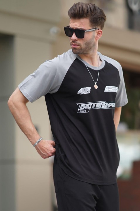 RELONDO BLACK férfi póló, Szín: fekete, IVET.HU - A te online butikod.