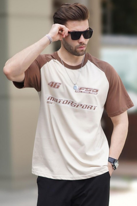 RELONDO BROWN férfi póló, Szín: barna, IVET.HU - A te online butikod.