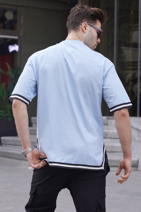 VLOMENZO SKY férfi póló, Szín: világoskék, IVET.HU - A te online butikod.