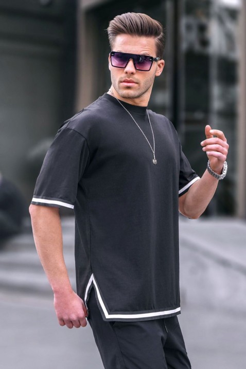 VLOMENZO BLACK férfi póló, Szín: fekete, IVET.HU - A te online butikod.