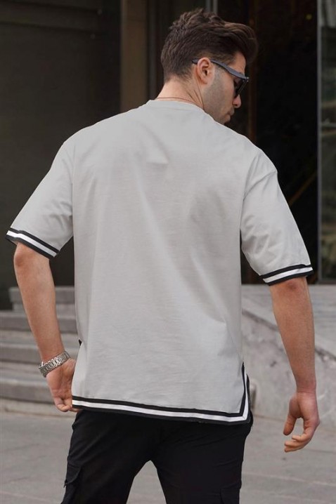 VLOMENZO GREY férfi póló, Szín: szürke, IVET.HU - A te online butikod.