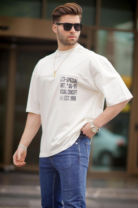 MARTILZO ECRU férfi póló, Szín: ekrü, IVET.HU - A te online butikod.