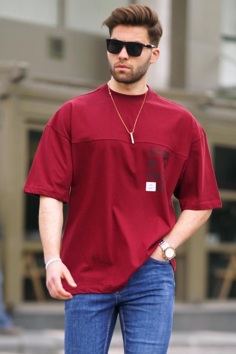 MARTILZO BORDO férfi póló, Szín: bordó, IVET.HU - A te online butikod.