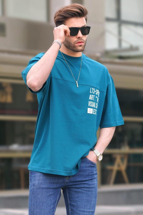 MARTILZO PETROL férfi póló, Szín: petrolkék, IVET.HU - A te online butikod.